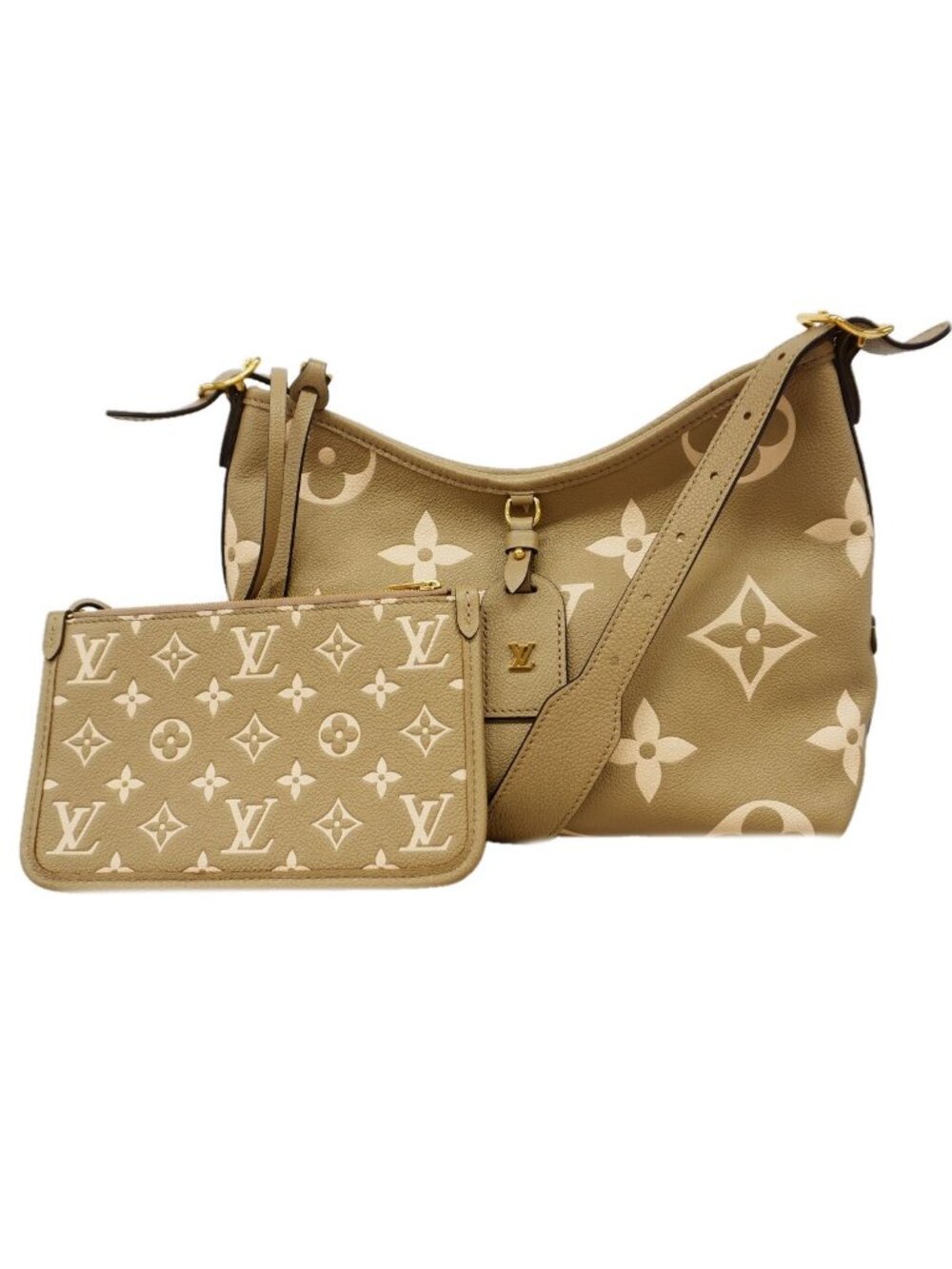 Louis Vuitton Shoulder Bag Monogram Empreinte Bicolor Carry All Zip NM PM